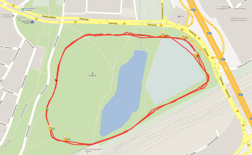 Laufstrecke