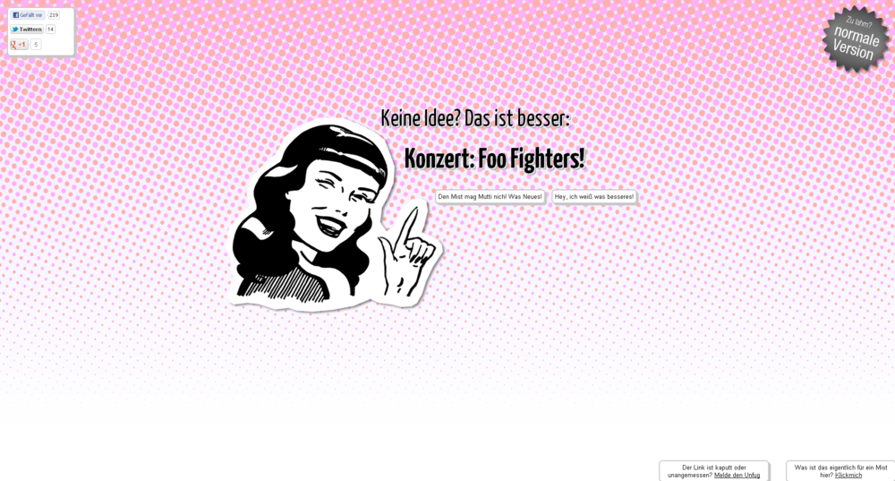 Scheie_was_schenk_ich_mutti_foo_fighters