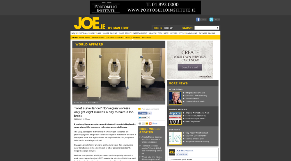 World_affairs_toilet_surveillance_norwegian_workers_only_get_eight_minutes_a_day_to_have_a_loo_break